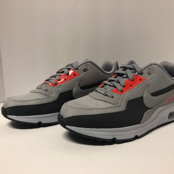 Mens NIKE AIR MAX LTD 3 Prm 695484 003 Wolf Grey/Wolf Grey/Bright Crimson - Picture 3 of 12